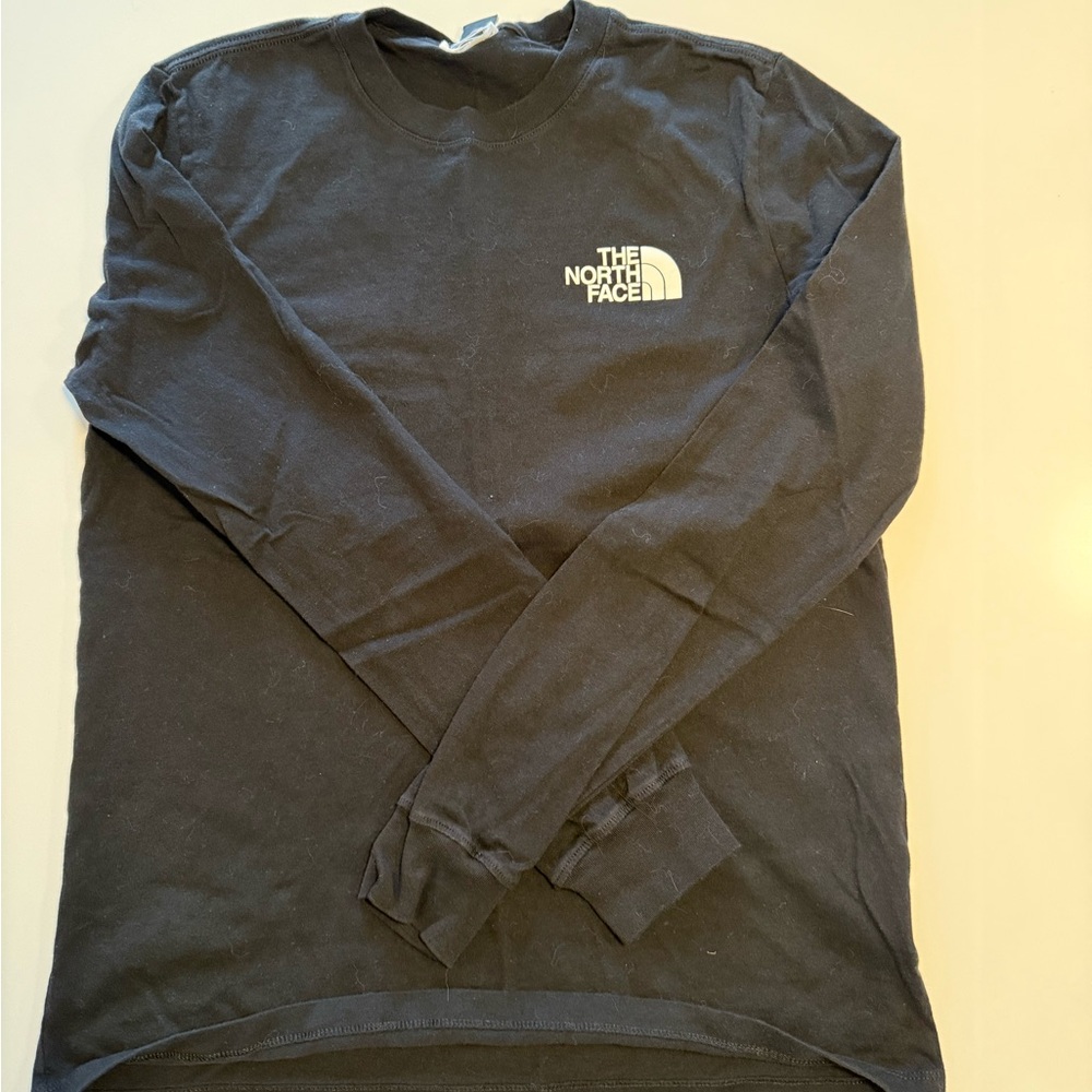 The North Face Black Long-Sleeve Logo Tee